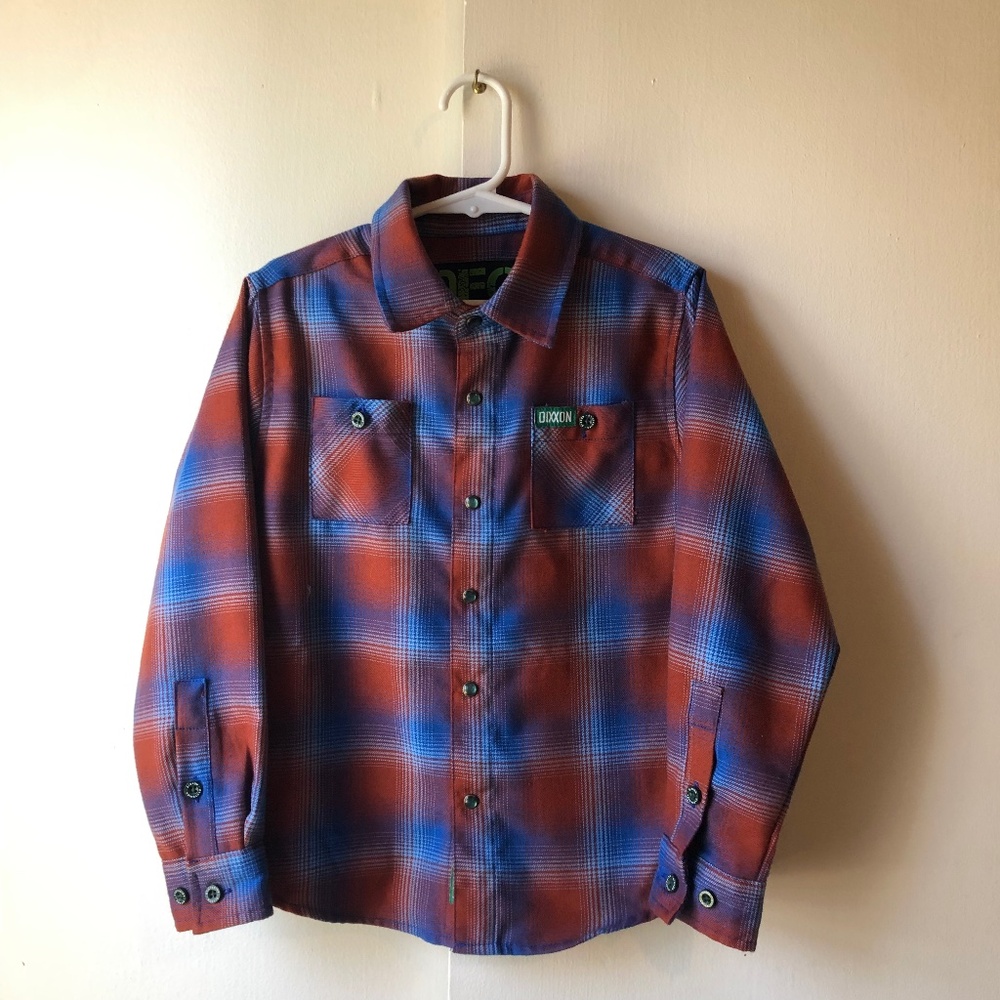 Dixon Flannel Boys Small Washed Once Back To School